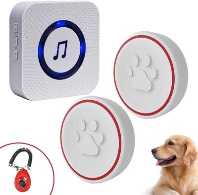 China LIKEPAI Plastic Dog Doorbells for Door Bell Training-Wireless Dog Potty for Dog Puppy Training Sliding Door Go Outside Doorbell and Wate for sale