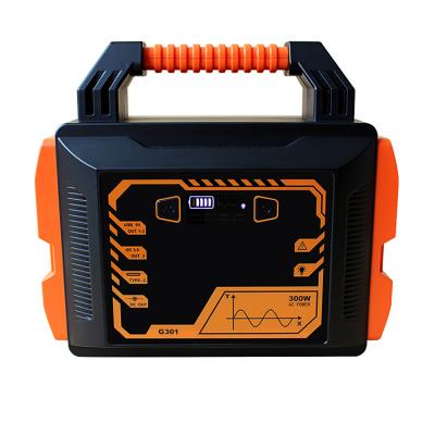 China 300W Fast Charging Support Power Supply Portable Generator Power Station AC Power Portable Solar Bank for sale