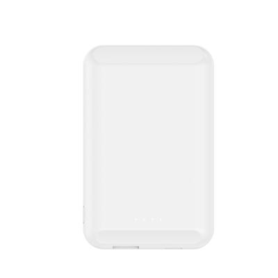 China Support Fast Colorful Portable Wireless Charger Charging Powerbank 5000mah Magnetic Power Bank Small for sale