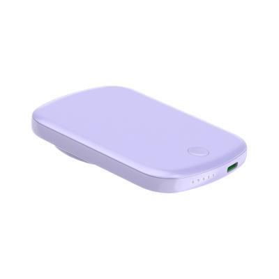 China New Best Selling 10000mAh Mini Qi Wireless Power Bank Portable Charger Palladium Fast Charging Battery Support Support for sale