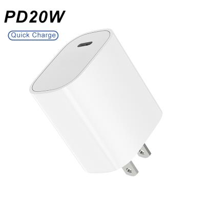 China JWC0062 15-20W Mobile Phone JWC0062 15-20W Fast Power Supply Wall Charger Travel Charger Type-C Adapter PD3.0 for sale