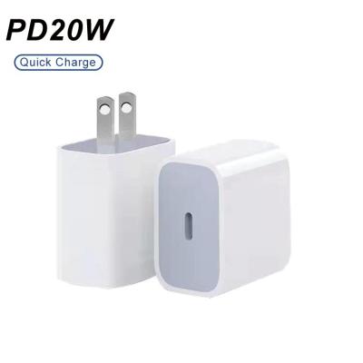 China 20W Fast Travel Charger TYPE-C 110-220V Quick Charger QC3.0 USB Wall Home Mobile Phone Charging for sale