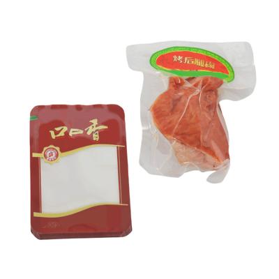 China Customized Printed PVDC Thermoforming Film Roll For Sausage Packaging Beef Chicken Pork for sale