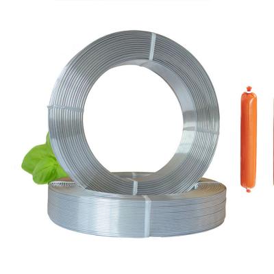 China Food Sausages Casing Sealed Roll Of Aluminum Wire Clips ф2.1mm 570m Length for sale