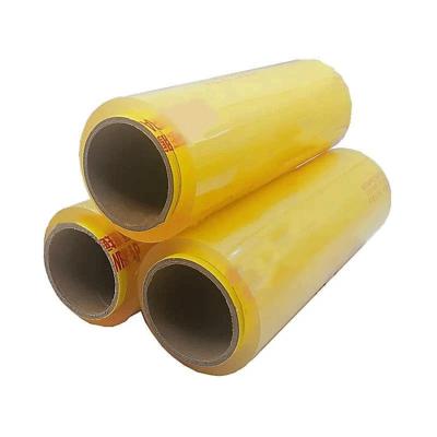 China Household Food Cling Wrap Plastic Film PVC / PVDC / PE / LDPE Cling Film With Slide Cutter for sale