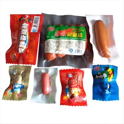 China Sausage Packaging High Barrier PVDC Printed Packaging Films Sausage Casing PVDC Film For Sausage Packaging for sale