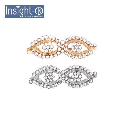 China Durable Clip Cast Pair Buckles Rhinestone Pairs Buttons Buckles Crystal Pair Buckles For Coat Custom Made for sale