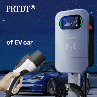 China PRTDT 7kw 11kw wallbox 22kw Fast EV Charger for Electric Vehicle Charging Station European Standard for Commercial for sale