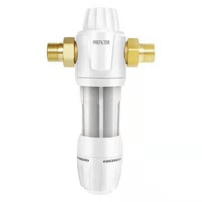 China New Design Commercial Whole Chamber Brass Automatic Backwash Water Filter Pre-Filter For Home Water Purification System for sale