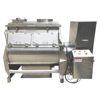 China High Efficient Double Shaft Paddle Feed Filling Mixer / Twin Shaft Paddle Powder Mixer for sale