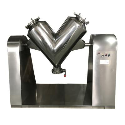 China Powder powder v shape industrial mixer/powder v type kneading machine/chemical V-hopper mixing equipment for sale