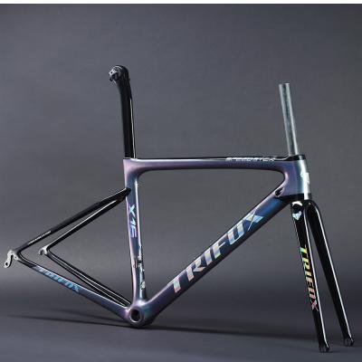 China Road Bikes Trifox X16 Ultra Light Carbon Version Road Frame Fast Bicycle Frame for sale