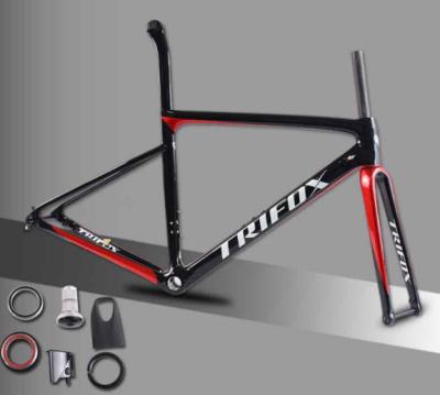 China Road Bikes Trifox 700C Carbon Fiber Road Bike Frameset X16 142mm Fly Speeder Version for sale