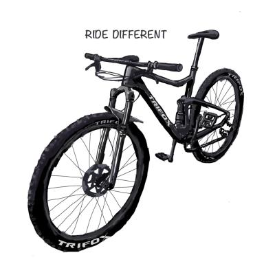 China 2021 new design mountain bikes double suspension bost 12* 148 carbon bicycle frame double bike frame for sale