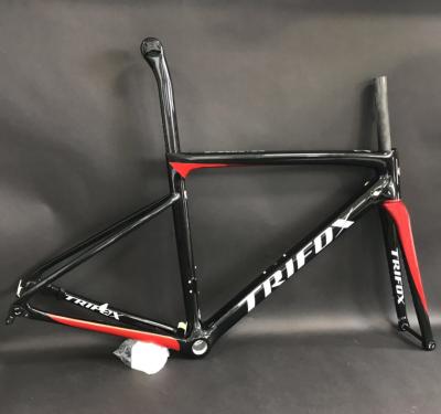 China Road Bikes Lightweight Trifox T1000 Carbon Fiber Road Bike Frameset X16 Disc Bicycle Frame for sale