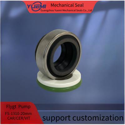 China 1310-20 mm Flygt Mechanical Seal CER CAR NBR TC TC Fkm   for Motor Water Pumps Repair Rubber Bellow Seal for sale