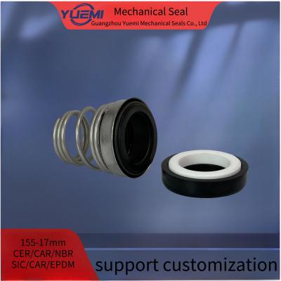 China Zhejiang Liou Rotor Pump Mechanical Seal 155-17mm Balanced And Unbalanced for sale