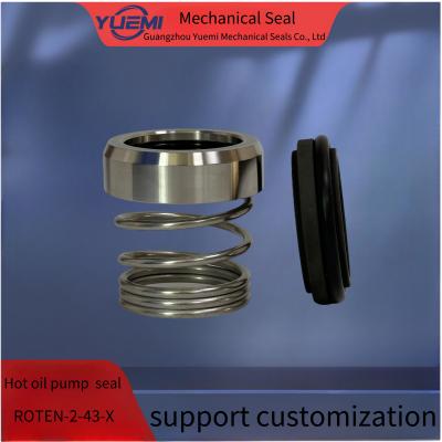 China 551 Crane Hot Oil Pump Medium Mechanical Seal ROTEN-2-43-X Graphite Stainless Steel for sale