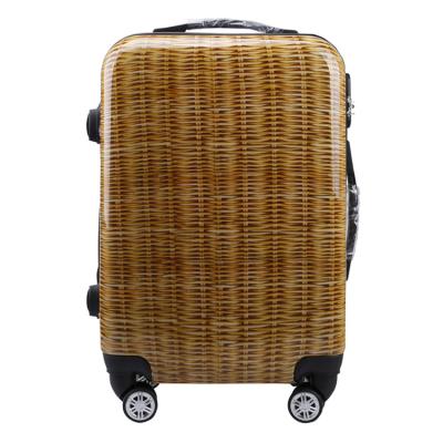 China New Design Waterproof Durable PVC Printing Vintage Wholesale Suitcases Unique Designer Luggage Sets Girls Ladies for sale