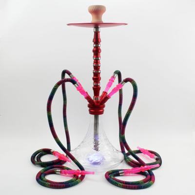 China 2021 NEW LED Hookah Customized LED Hookah Shisha 2021 For Smoking Universal People Russian Shisha for sale