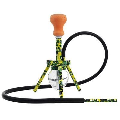 China 2021 Convenient Wholesale Quality Travel Aluminum Portable Hookah Mini Hookah Spider Hookah Top for sale