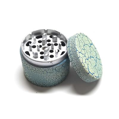 China Alloy Factory Promotion Herb Grinder 50mm Aluminum Alloy Multicolor Broken Tobacco Herb Grinder for sale