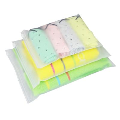 China Spot Household Towel Print Pouch Metal Moisture Proof Wholesale Apparel Frosted Zipper Bag for sale