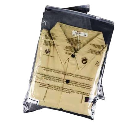 China Recyclable Transparent Ziplock Garment Bag Custom Made Double-Layer Household Clothes Storage Garment Bags for sale