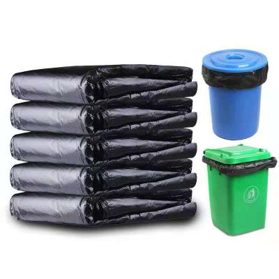 China Large Size 100% Biodegradable Waterproof Waste Bin Flat Garbage On Roll Plastic Garbage Bag for sale