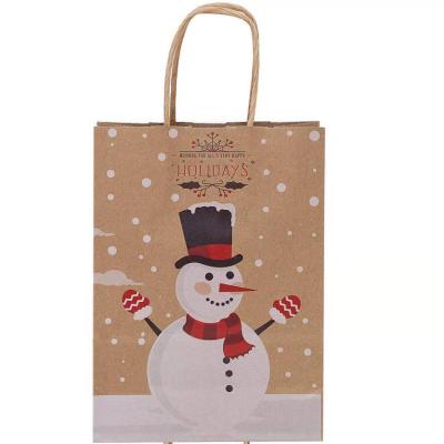 China Recycled Materials Wholesale Customized For Victory Portable Takeaway Packaging Crown Brown Food Wrapping Paper Bag for sale