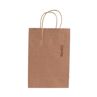 China Customized Recyclable High Quality Cheap Color Printing Strip One Kraft Paper Bag for sale