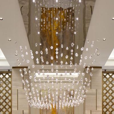 China 2022 Contemporary Hot Sale New Product Luxury Hotel Lobby Art Raindrop Chandelier for sale