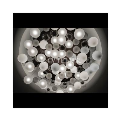 China Contemporary Ceiling Fixture G4 Staircase Chandelier Modern Pendant LED Ball Hanging Indoor Ceiling Light for sale