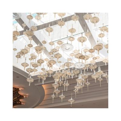 China Modern Custom Large Decoration Modern Luxury Led Pendant Lamp Ceiling Chandelier Light for sale