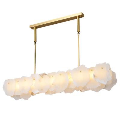 China Modern Bedroom Modern Long Beautiful Art Glass Lighting Decor Living Room Chandelier for sale