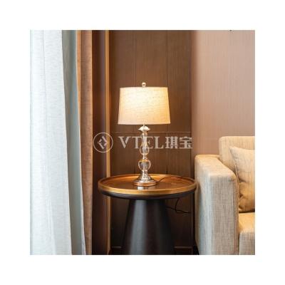 China Hot Sale Modern Crystal Restaurant Table Lamp Northern European Luxury Modern Luxury for sale