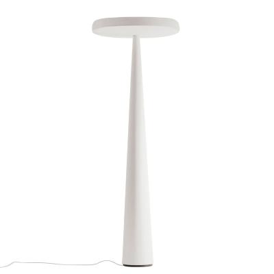 China Modern Modern Wind Battery Milky White Frosted Floor Lamp for sale