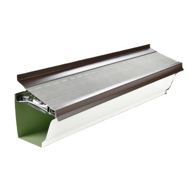 China Modern WHITE / BROWN ROOF GUTTER GUARD FILTER Snap-In Covers Debris Sheet Pack protect, keep smaller debris out of the gutter for sale