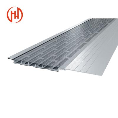 China Corrosion Resistance Cover For Micro Rain Gutters Gutter Screen Cover Mesh Gutter Guards for sale