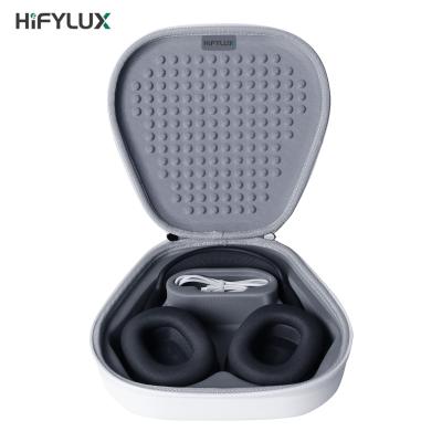 China Sleep Mode Hifylux PU Leather Smart Shockproof Carrying Case for Airpods Max for sale