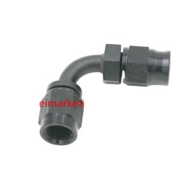 China Aluminum Alloy AoMei Aluminum PTFE Hose Ends Elbow 60Degree 3 AN4 AN6 AN8 AN10 AN12 for sale