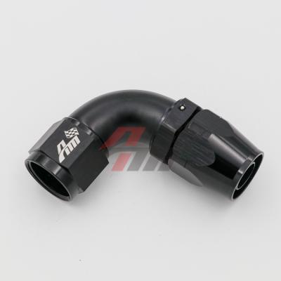 China Black 6061 Aluminum Alloy Swivel Pipe Ends Aluminum Pipe End 90 Degree for sale