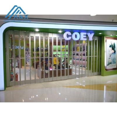 China Store Main Entrance Folding Doors Price Contemporary /Commercial Entry Doors/Aluminum Frame Folding Doors for sale