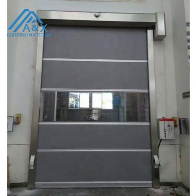 China Contemporary Automatic Rolling Shutters Door PVC Fabric Industrial Sectional Automatic Rolled Doors for sale