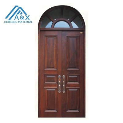 China Spanish Style Wooden Swing Top Arch Door for sale