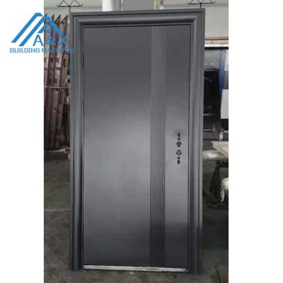 China Modern Popular Mordern Metal Door Security Steel Door for sale