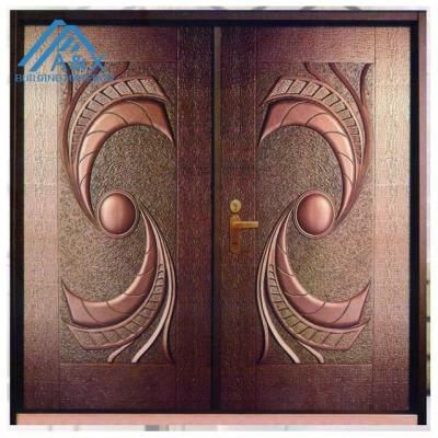 China NEW DESIGN strong swing security CAST ALUMINUM bullet proof door for sale