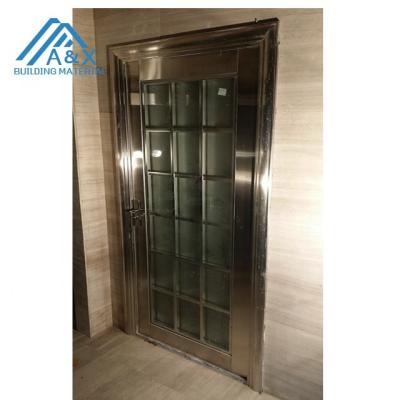 China Swing Stainless Steel Frame With New Designs Stainless Steel Door for sale