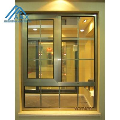 China Nice contemporary aluminum glass casement window for sale