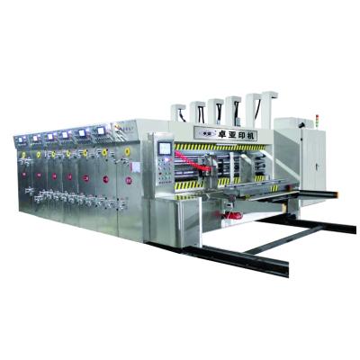 China Factory fruit box flexo ink carton box making machine/printer slotter die cutter machine for sale